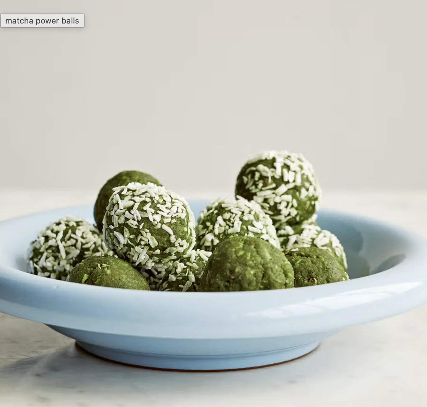 Matcha balletjes